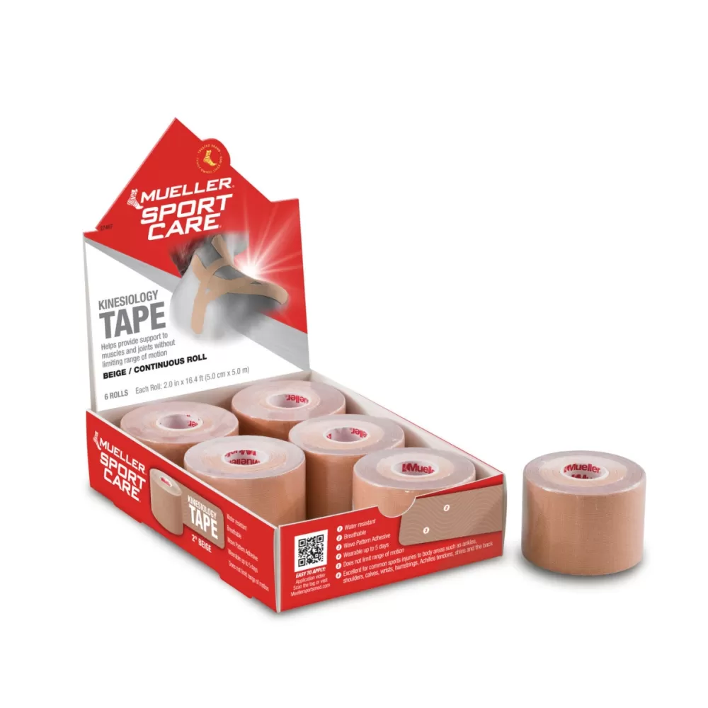 Mueller® kineziologinis teipas, 5cm x 5m