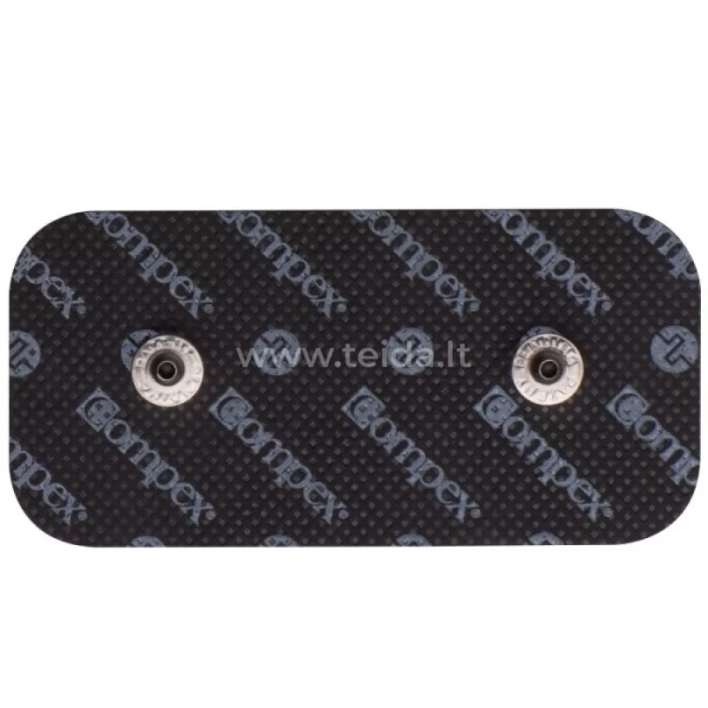 Compex elektrodas su 2 spaustukais, 10x5 cm, 1 vnt