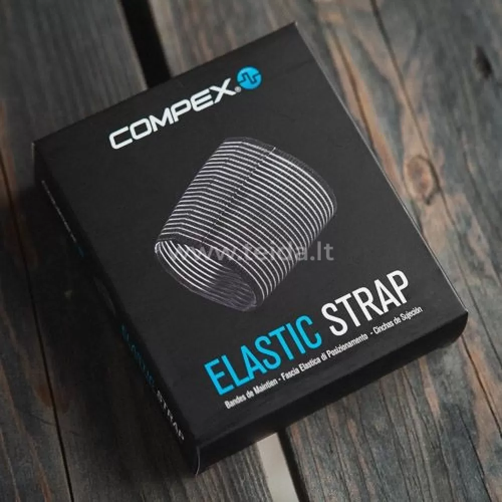 COMPEX elastinių juostų rinkinys (4vnt) elektrodų/modulių tvirtinimui su velcro COMPEX elastinių juostų rinkinys (4vnt) elektrodų/modulių tvirtinimui su velcro