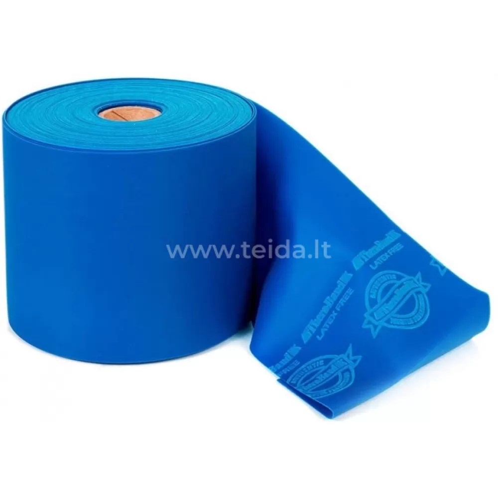 Thera-Band elastinė juosta be latekso, mėlyna,1m
