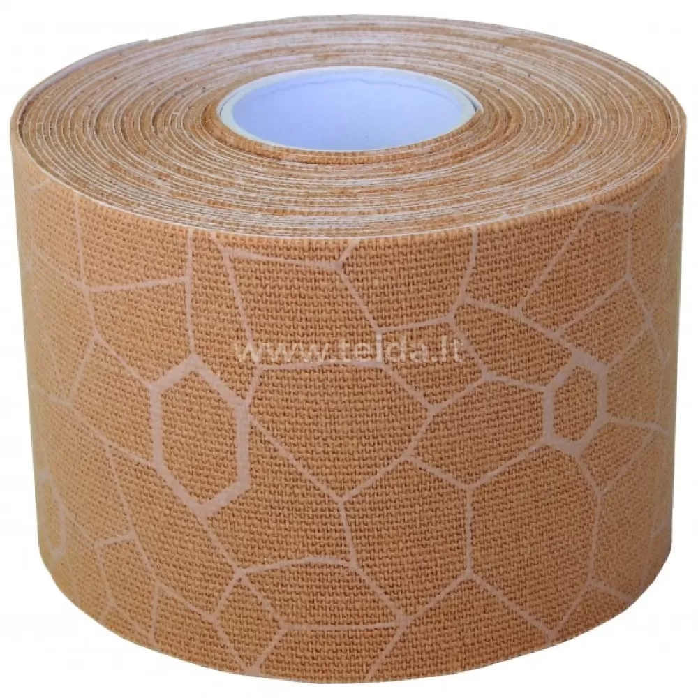 Thera-Band kineziologinis teipas kūno spalvos, raštuotas 5x5m