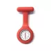 Slaugytojos laikrodis su silikonine apyranke, raudona