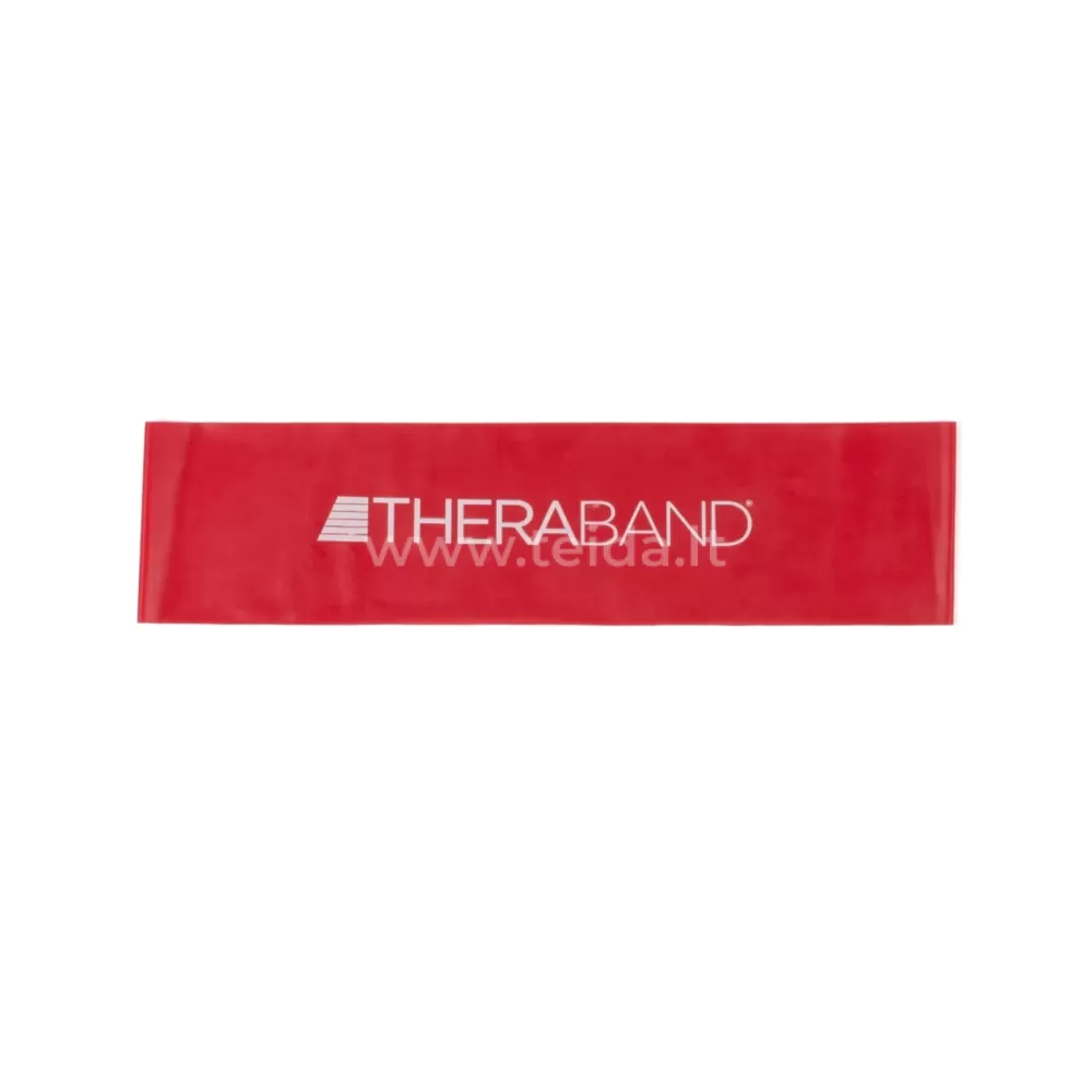 Thera-Band elastinės juostos kilpa, raudona, plati