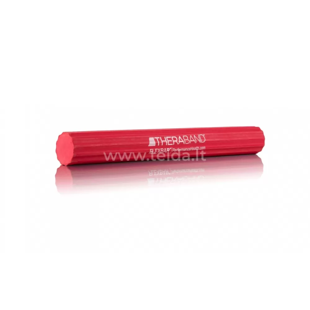 Thera-Band rankos treniruoklis FlexBar, raudonas