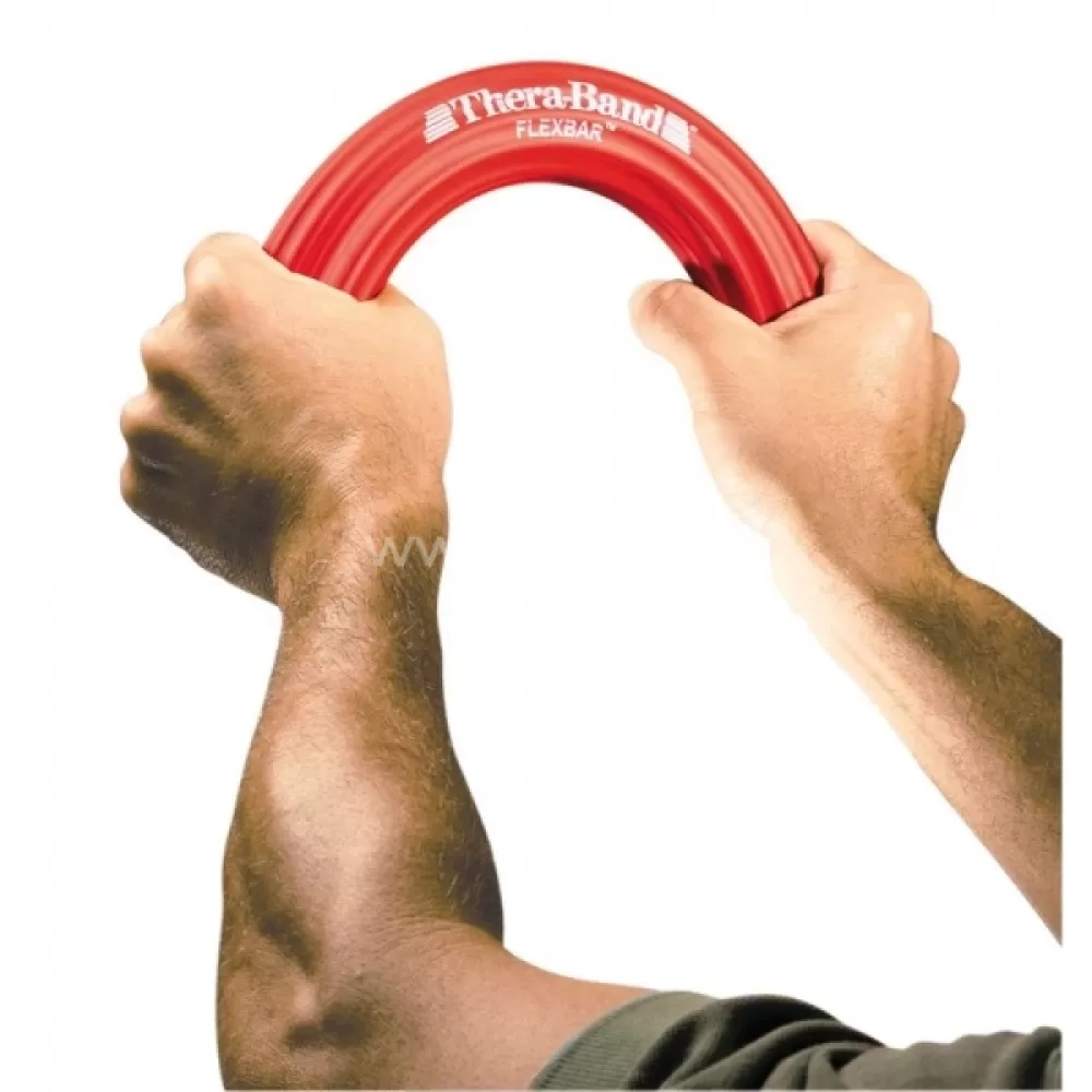 Thera-Band rankos treniruoklis FlexBar, raudonas