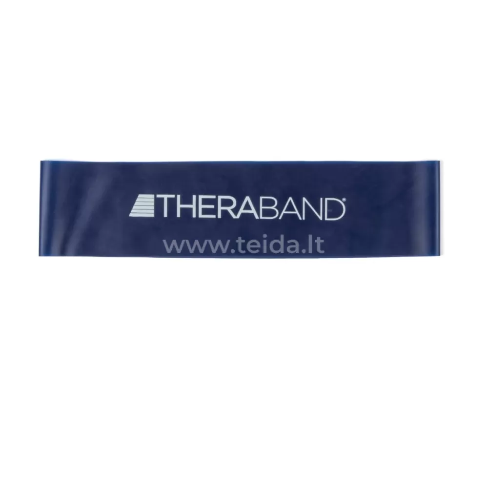 Thera-Band elastinės juostos kilpa, mėlyna,plati