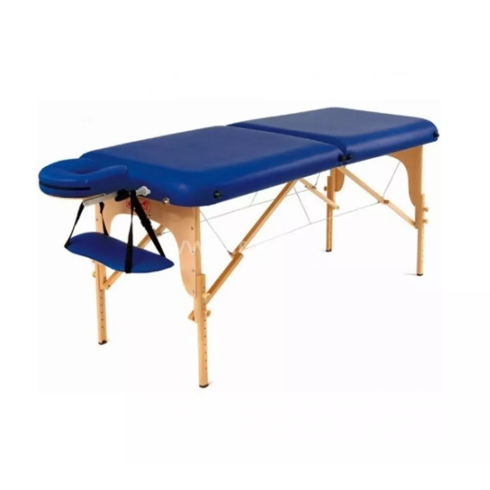 SISSEL® Robust nešiojamas masažo stalas, mėlynas