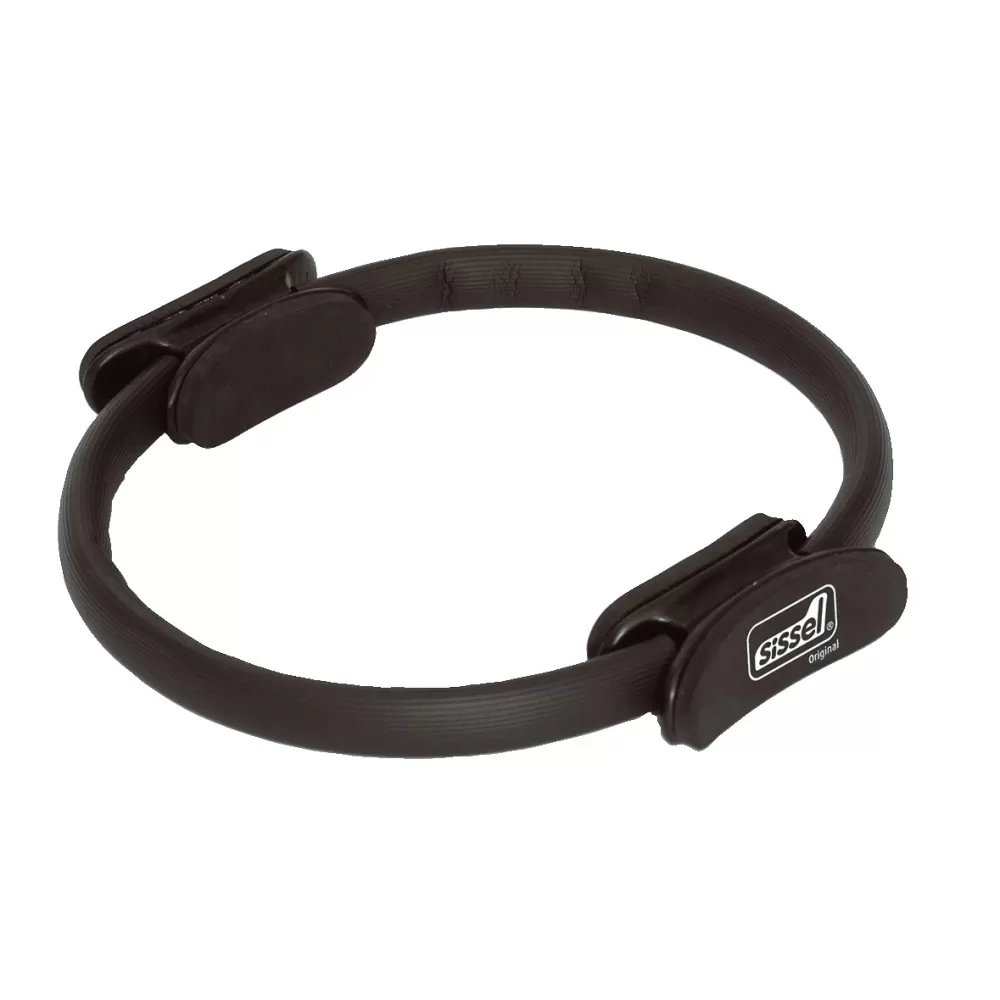 SISSEL® Pilates žiedas, 38 cm, juodas SISSEL® Pilates žiedas, 38 cm, juodas