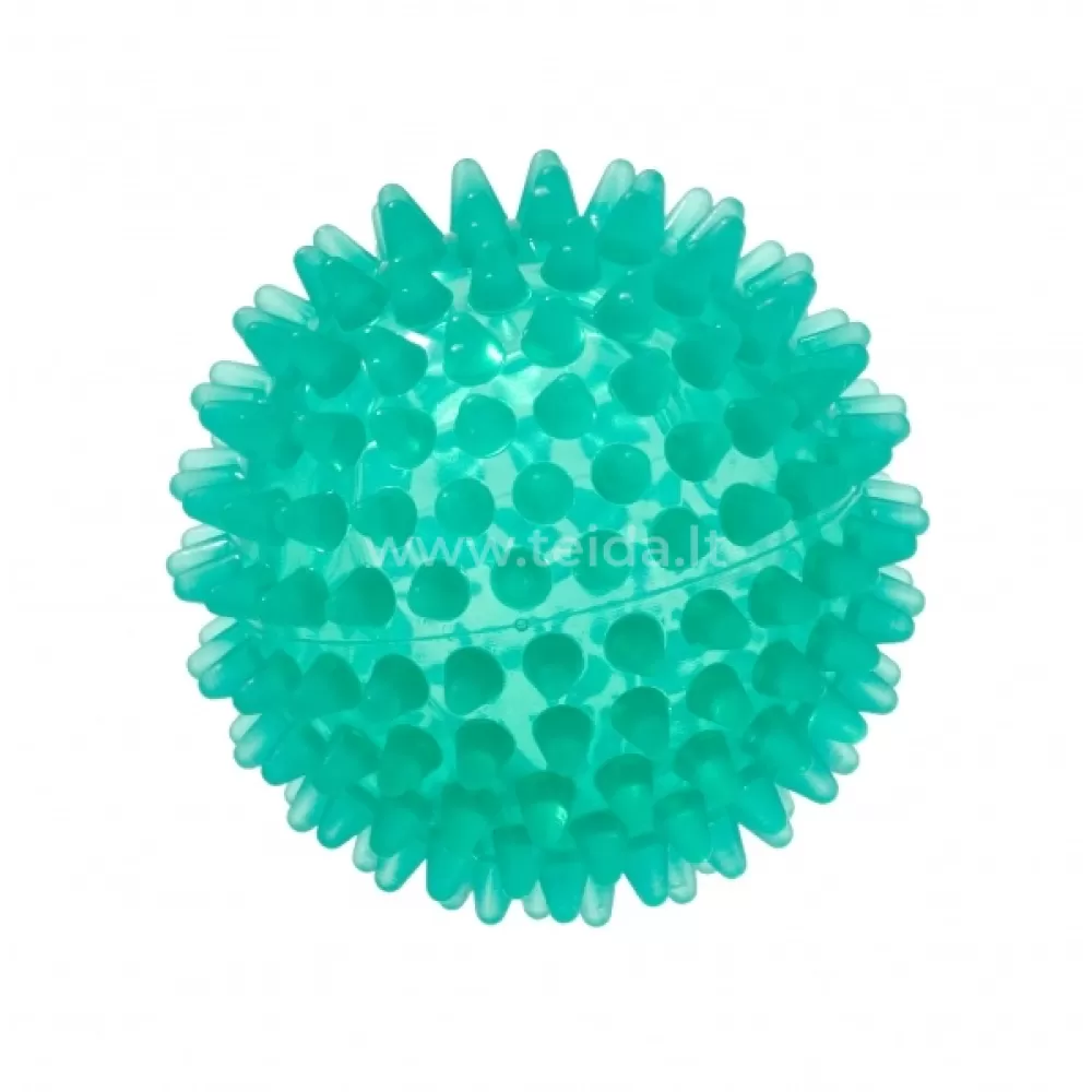 REFLEXBALL 8 cm masažo kamuoliukas su dygliukais, žalias