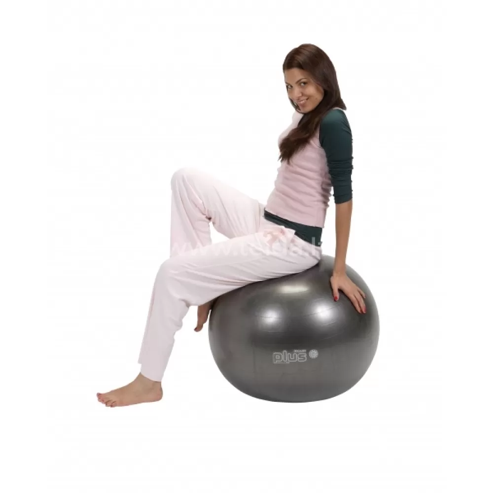 Gymnic Plus kamuolys 65 juodas