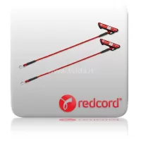 Redcord neelastinė virvė su tvirtinimu 60 cm, raudona (pora)