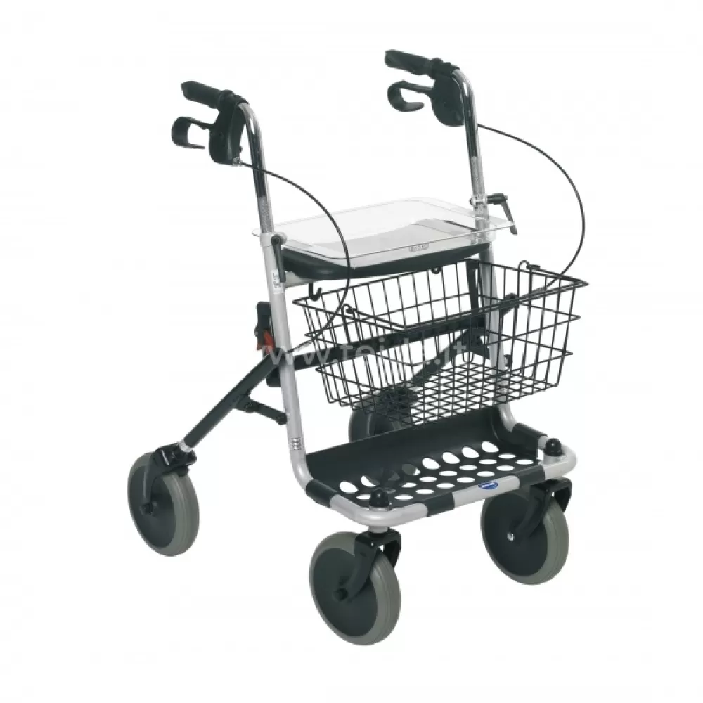 Vaikštynė su keturiais rateliais ir krepšeliu INVACARE Banjo 1452441