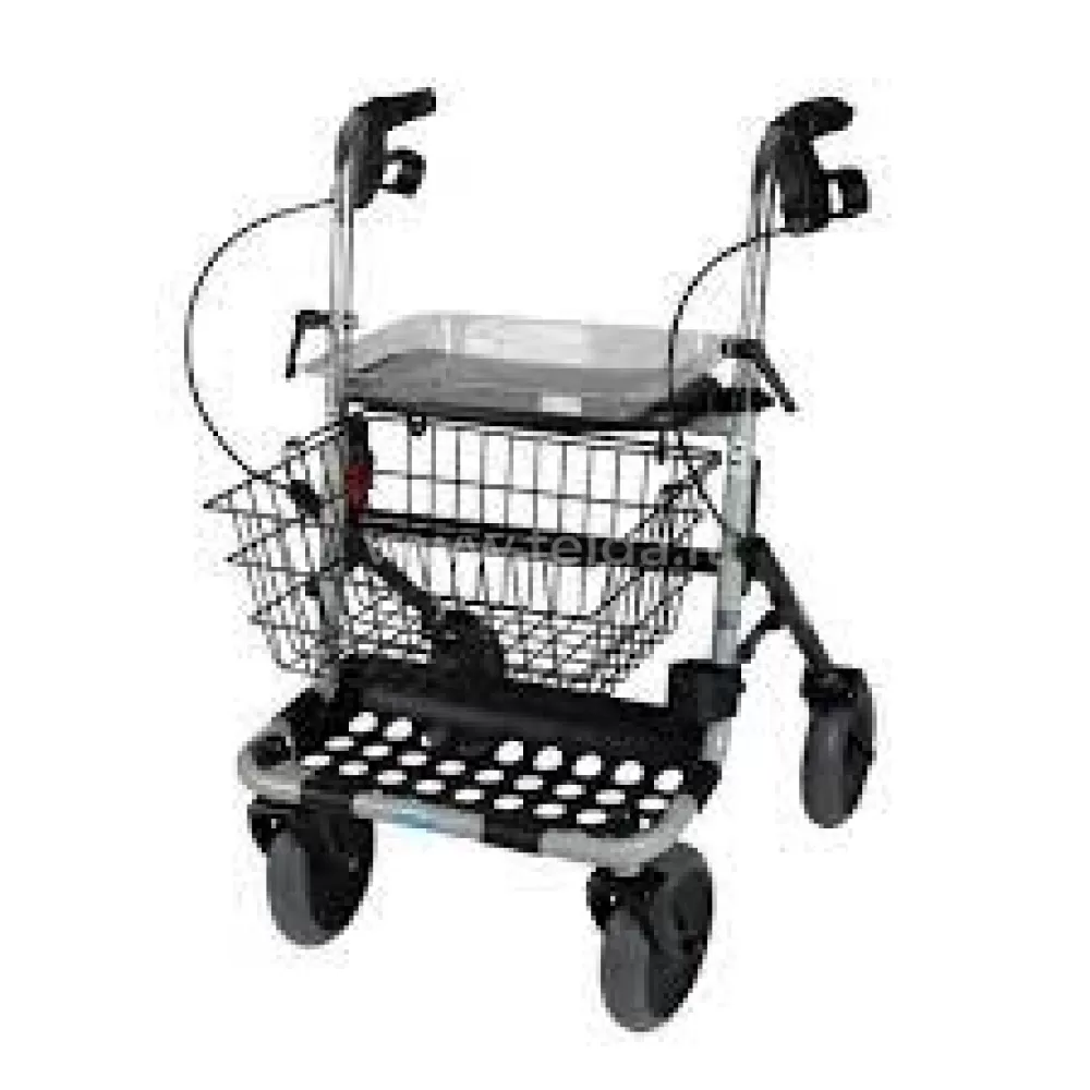 Vaikštynė su keturiais rateliais ir krepšeliu INVACARE Banjo 1452441
