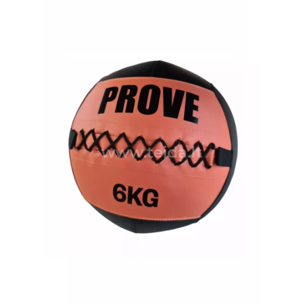 Paminkštintas kamuolys Wall Ball, 6kg Paminkštintas kamuolys Wall Ball, 6kg