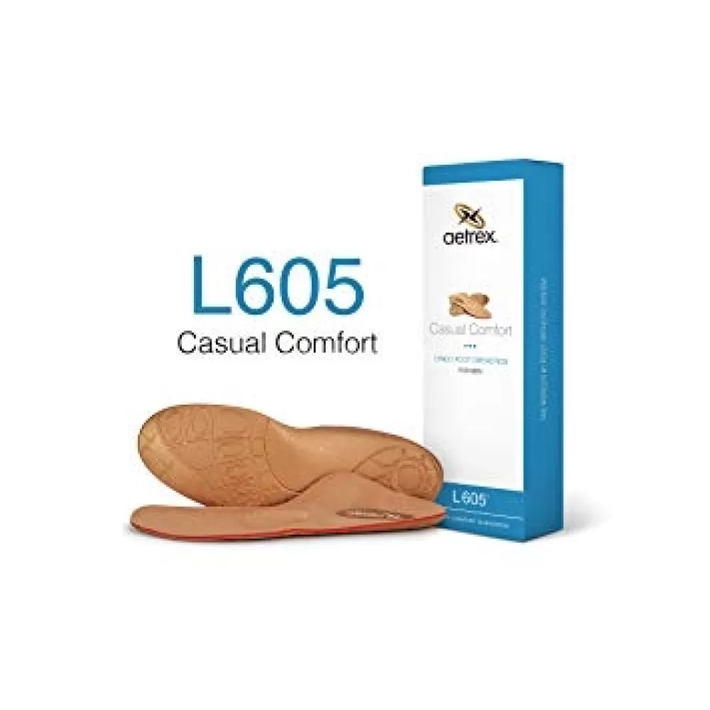 Ortopediniai vidpadžiai vidutinio-aukšto skliauto korekcijai Aetrex Casual Comfort L605, vyrams, 42 dydis