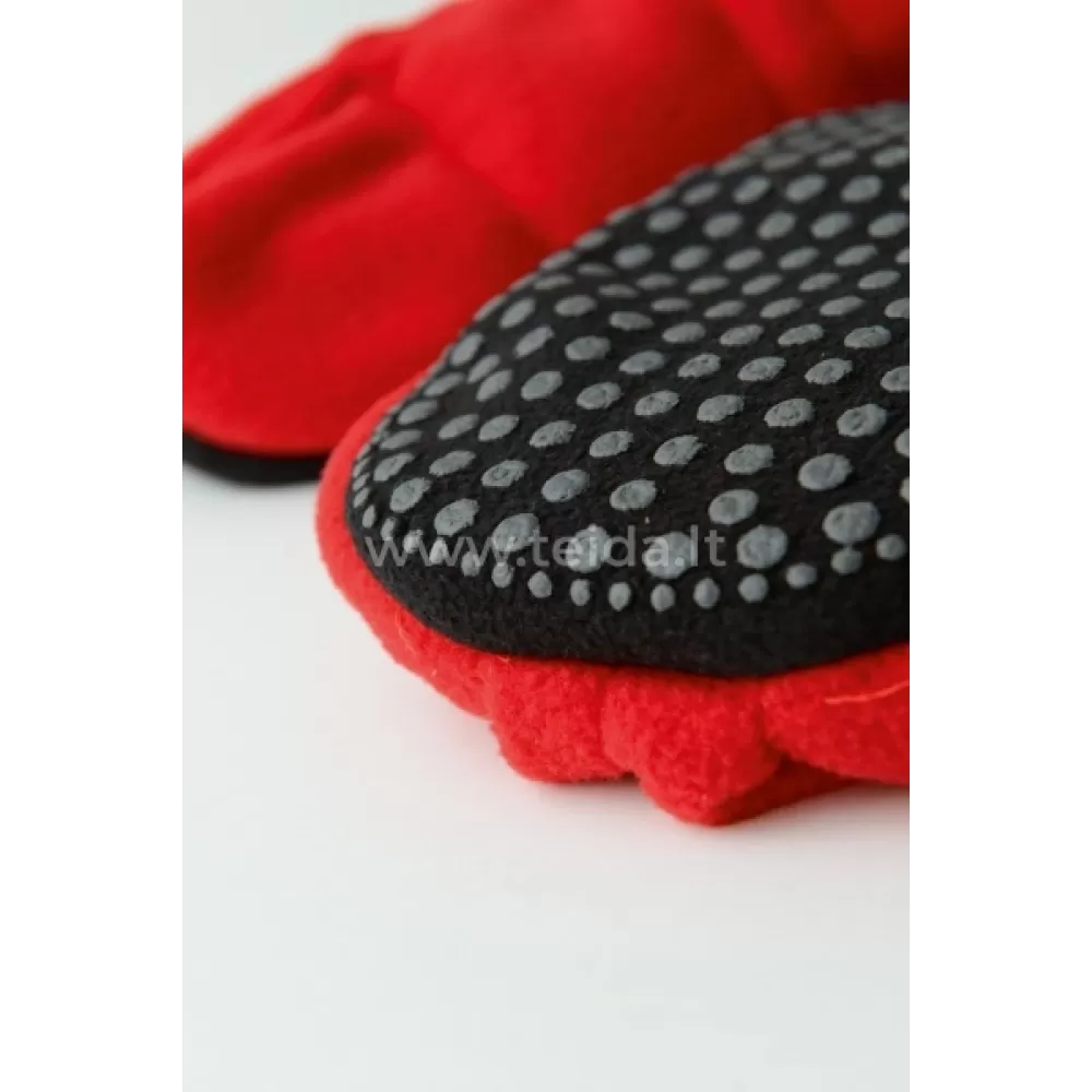 SISSEL® Linum Relax šildančios šlepetės, 41 - 45 dydis, raudonos