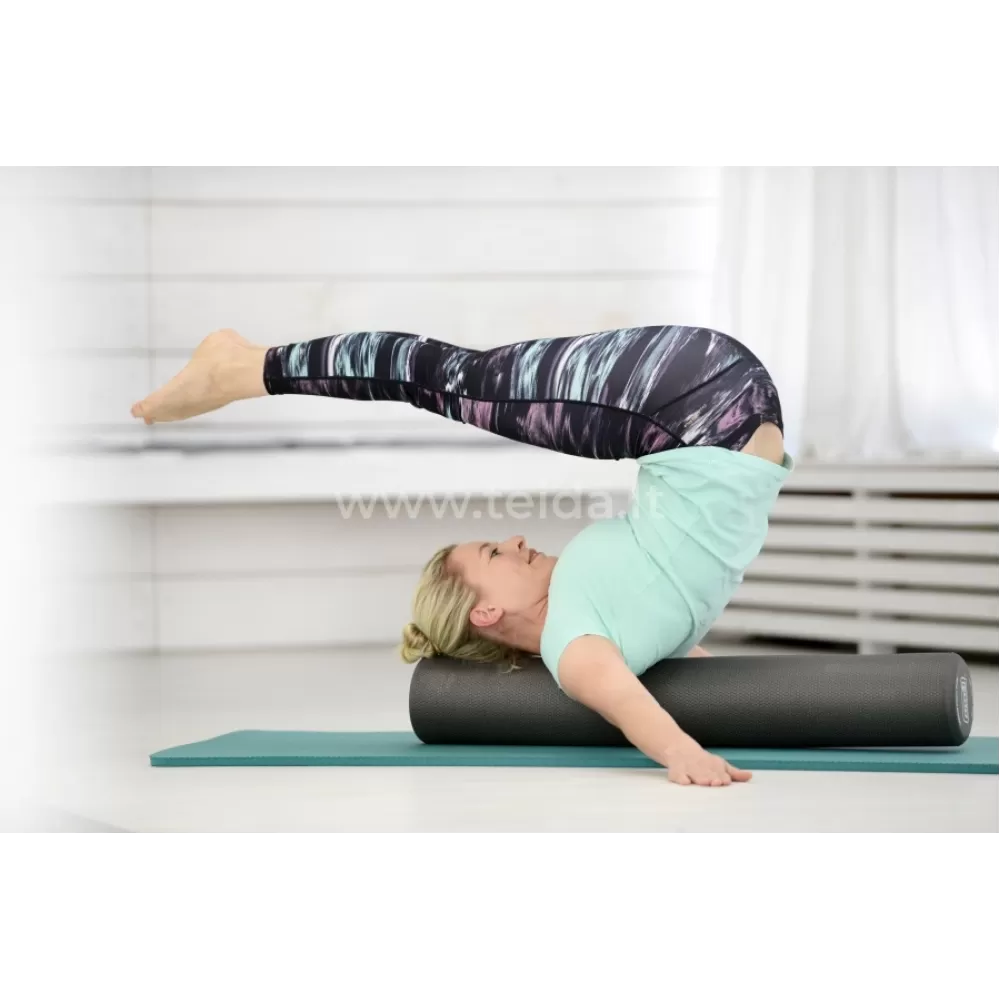 SISSEL® Pilates Roller Pro volas, 90 cm, pilkas SISSEL® Pilates Roller Pro volas, 90 cm, pilkas