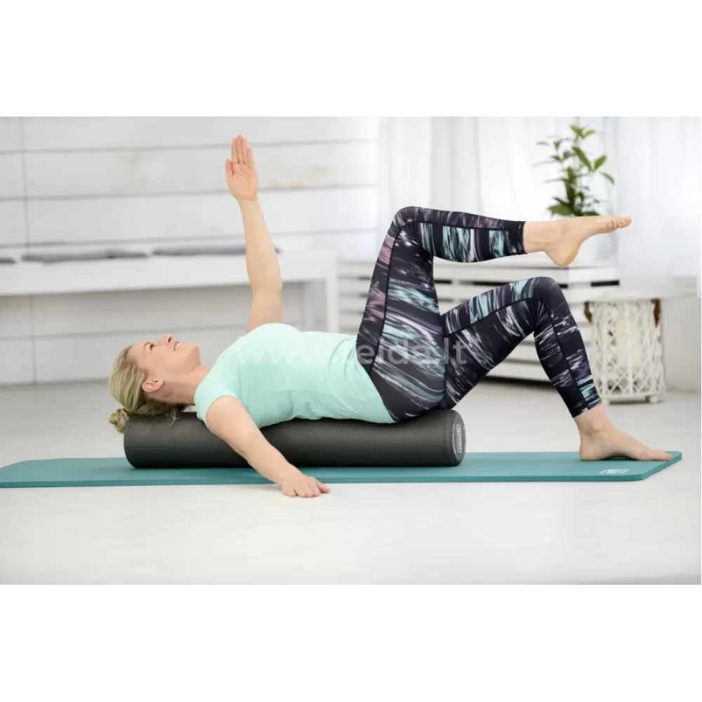 SISSEL® Pilates Roller Pro volas, 90 cm, pilkas SISSEL® Pilates Roller Pro volas, 90 cm, pilkas