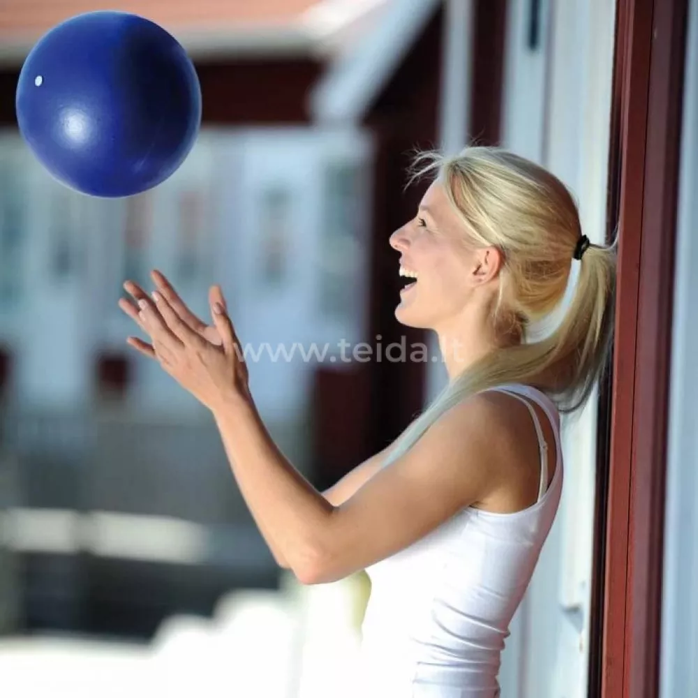 SISSEL® Pilates Soft kamuolys, 22 cm, mėlynas