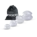 FASCIQ® silikoninių taurelių rinkinys (4 vnt)