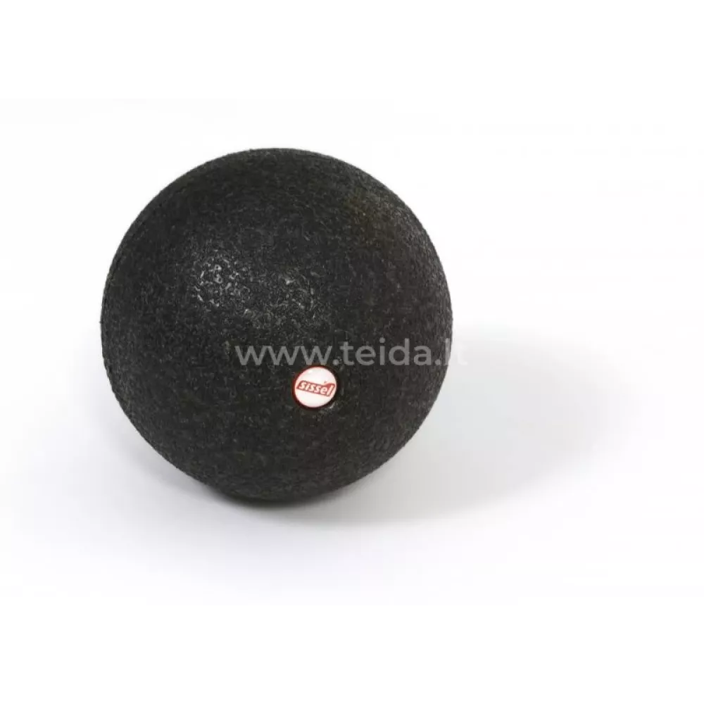 SISSEL® MYOFASCIA masažo kamuoliukas, 12 cm, juodos spalvos