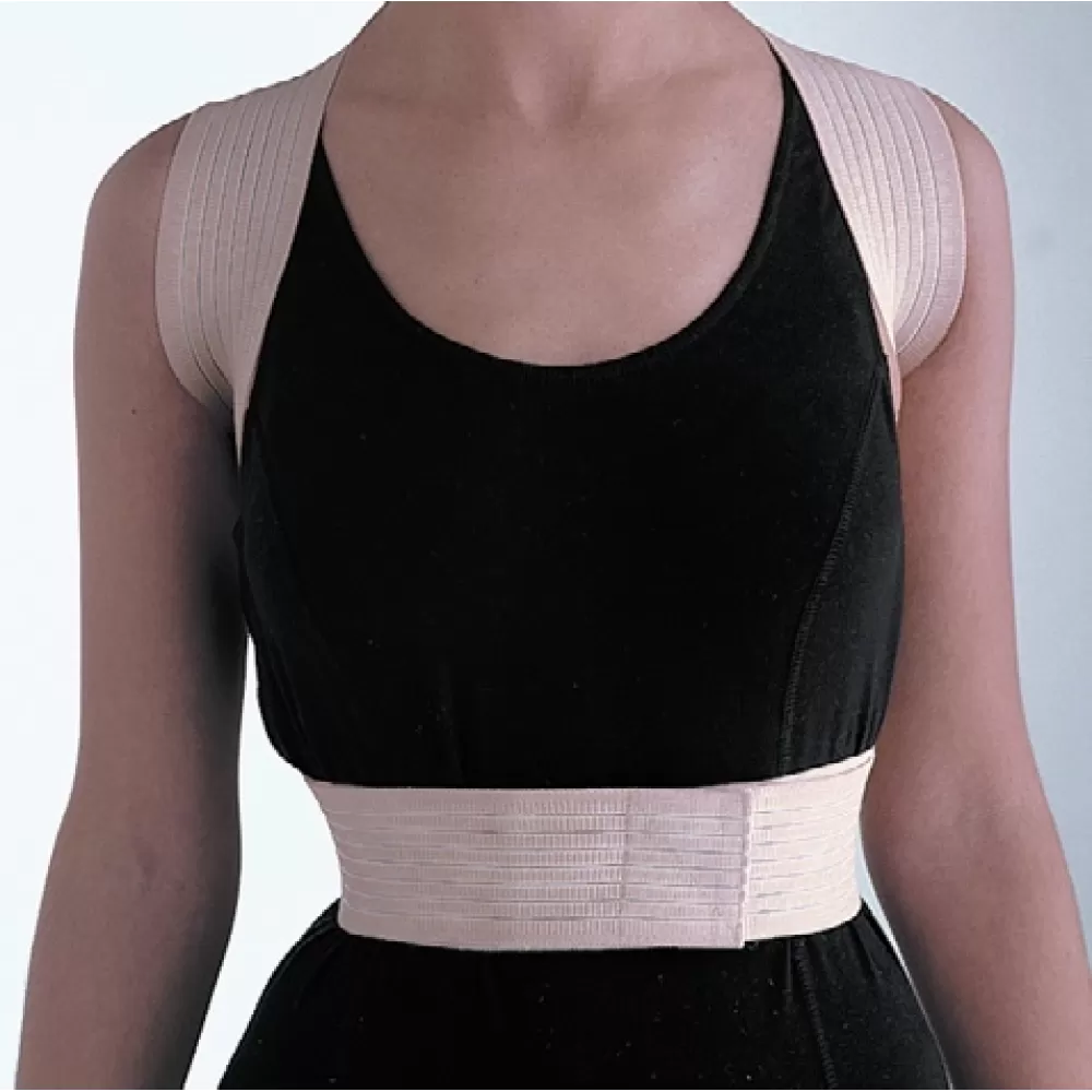 Laikysenos korektorius - reklinatorius XS dydis su dirželiu po krūtine