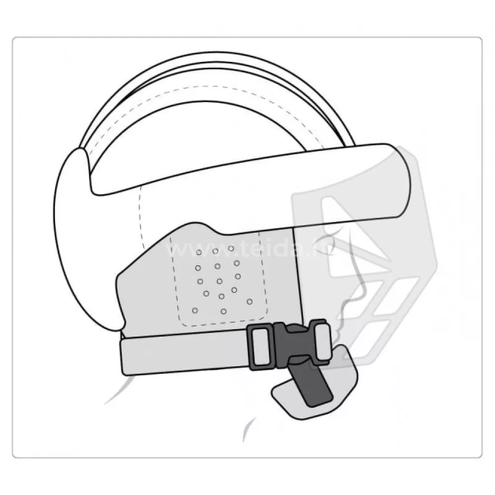 Apsauginis šalmas Starlight® Protect Plus Leather su snapeliu ir apsauga ausims