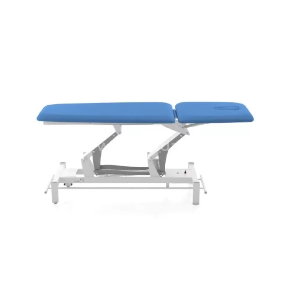 Elektrinis 2-jų dalių terapinis stalas, 4 rateliai