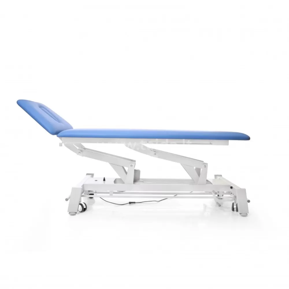 Elektrinis 2-jų dalių terapinis stalas, 4 rateliai