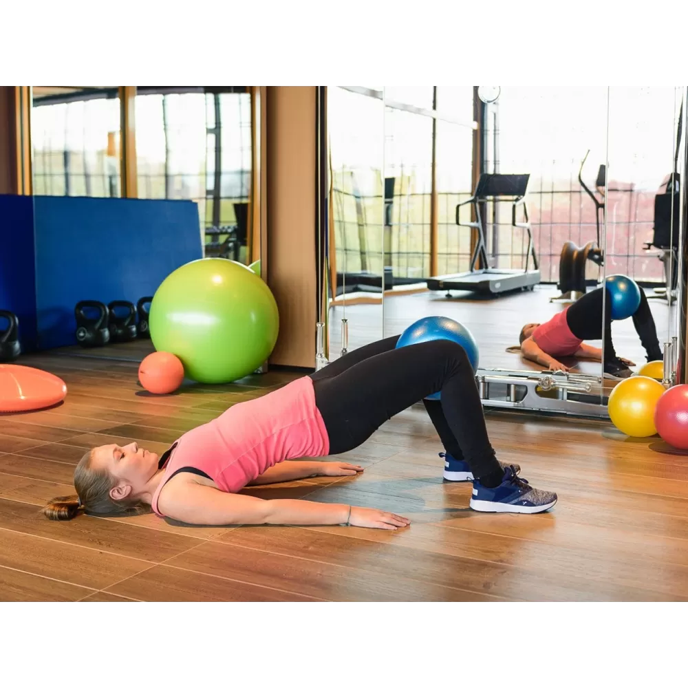 Softgym mankštos kamuolys, 23 cm, mėlynas