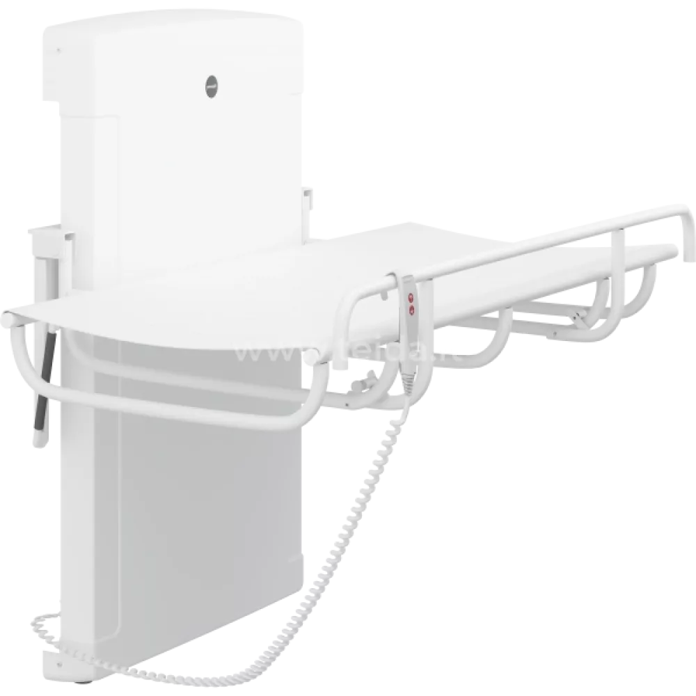 SCT 1000 elektrinis vystymo – dušo stalas 1400 mm