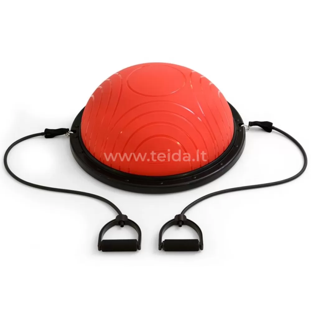 SISSEL® FIT-Dome Sport pusiausvyros treniruoklis, raudonas