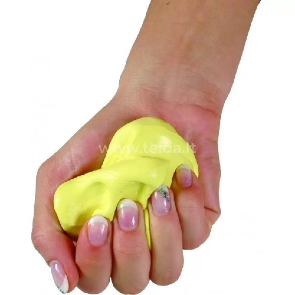 Ergoterapinė masė, geltona, minkšta