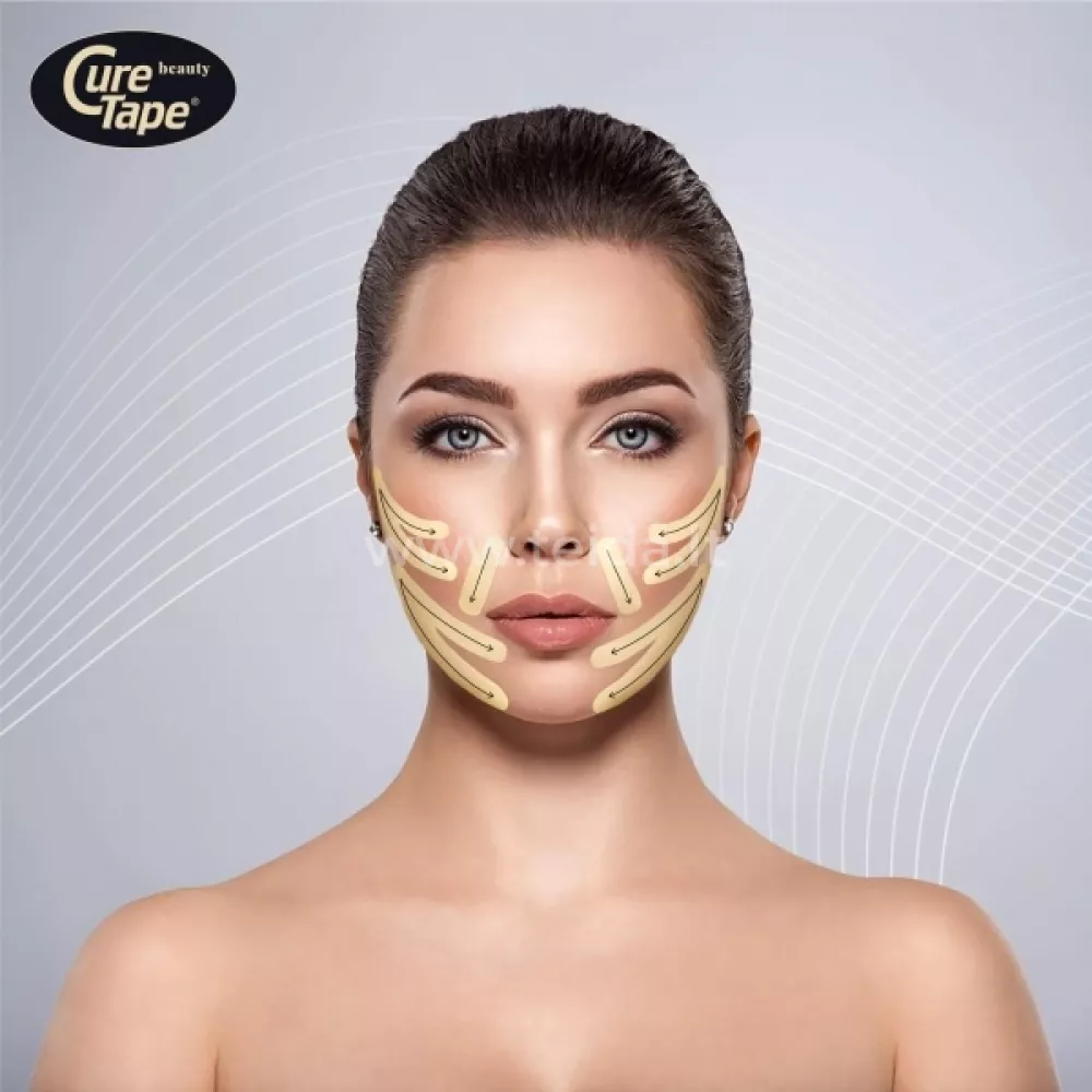 CureTape® Beauty kineziologinis teipas veidui ir jautrioms vietoms
