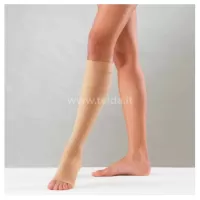 Kompresinės kojinės iki kelių, atvirais pirštais, 18-21 mm/Hg, kūno spalva, 1 pora