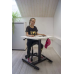 Salli mažas rašomasis stalas, baltas rėmas