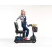 Skuteris INVACARE Colibri Outdoor, 8 km/h, elektrinė mėlyna, 4 ratai