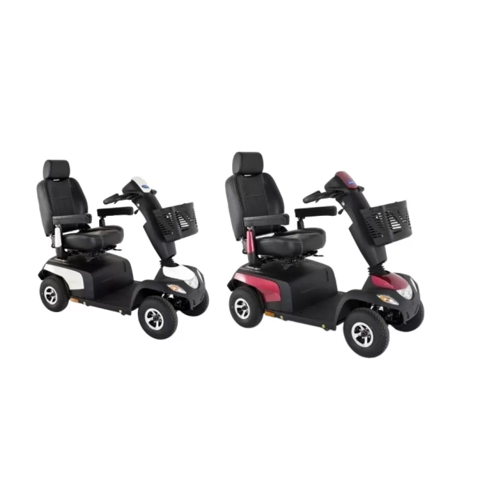 Skuteris INVACARE Orion Pro, 10 km/h, deimantinio sidabro, 4 ratai