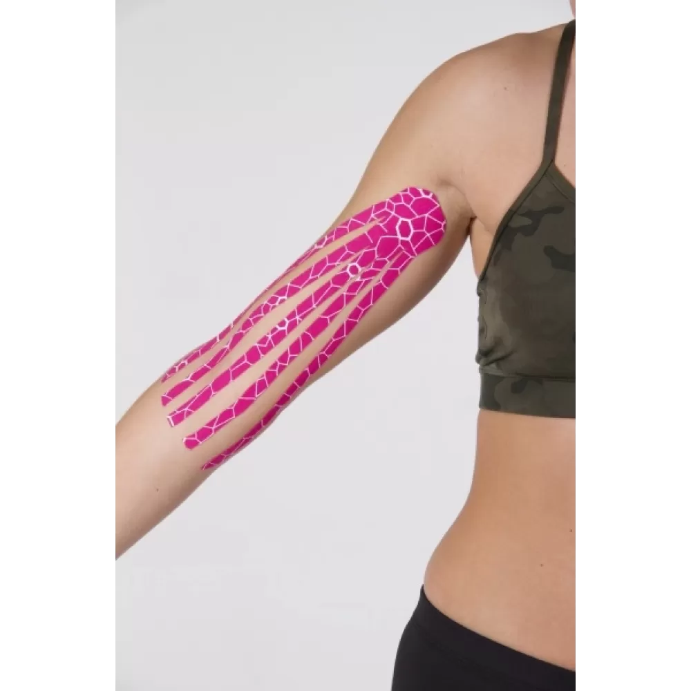 Thera-Band kineziologinis teipas kūno spalvos, raštuotas