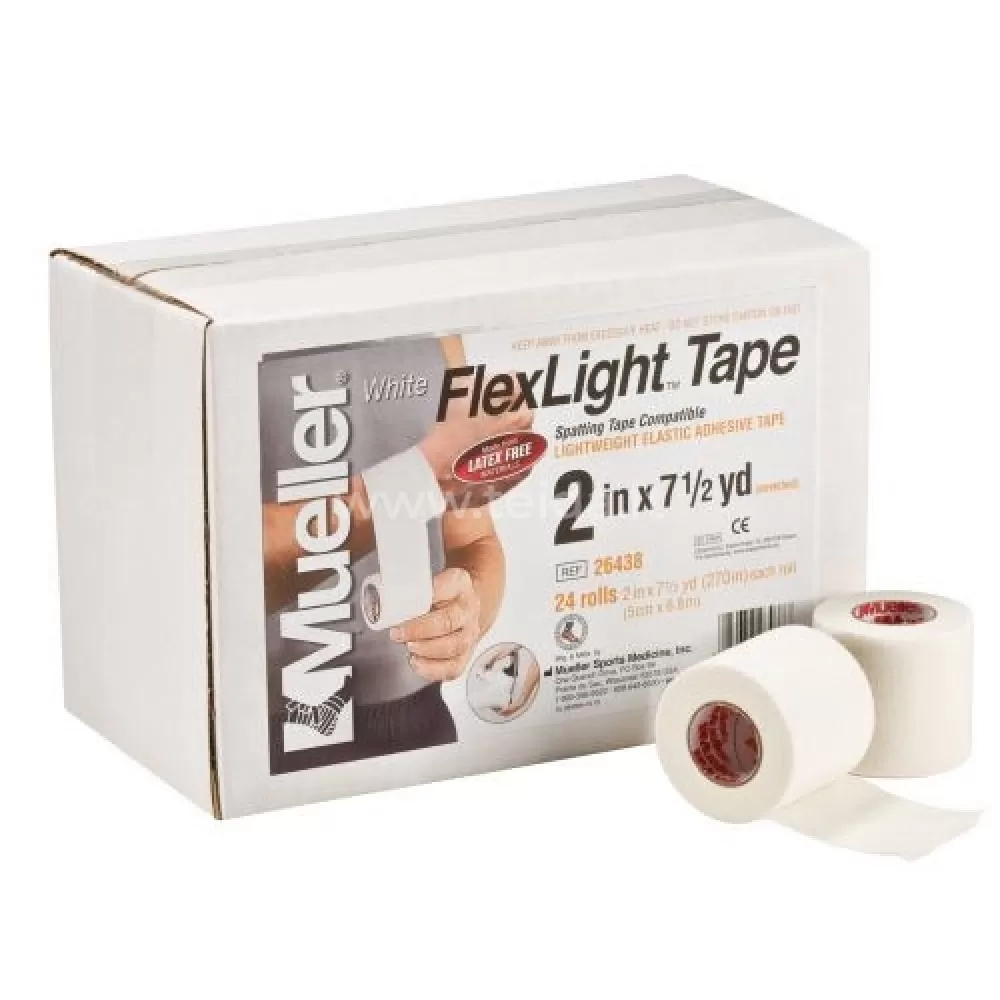 MUELLER Flex light elastinis teipas, baltas