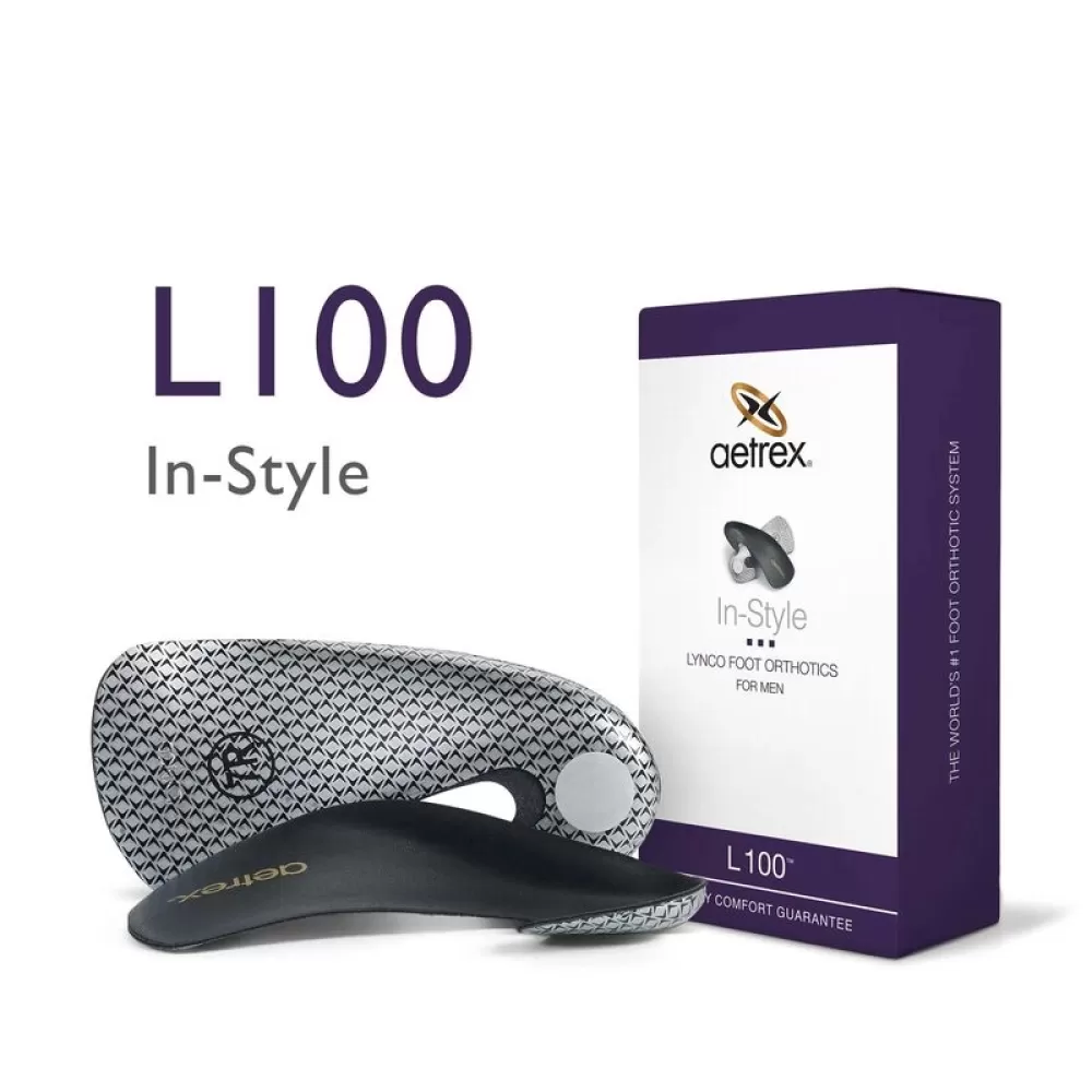 Ortopediniai vidpadžiai laisvalaikio, aukštakulnei avalynei Aetrex In-style L100, vyrams, 42 dydis
