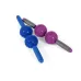 SISSEL® Spiky Twin Roller masažuoklis, violetinis