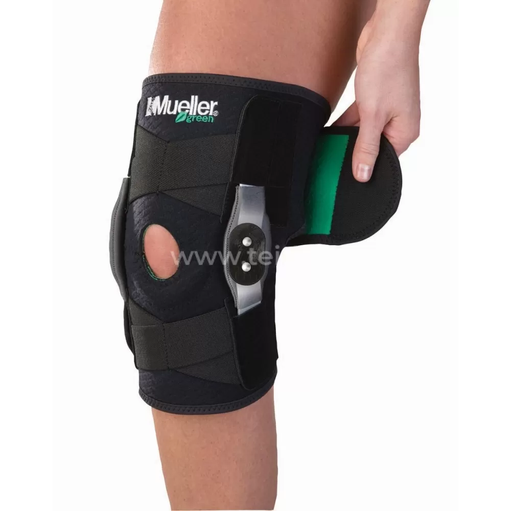 MUELLER® elastinis kelio įtvaras su šoniniais sutvirtinimais