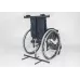 Priedas vaikiško neįgaliojo vežimėlio stabilizavimui