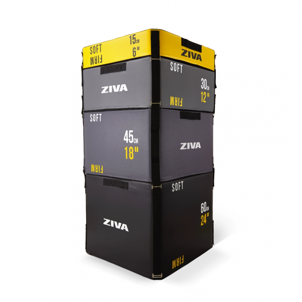 Pliometrinės  dėžės, 4 vnt komplektas (Dual side Plyo box – set 4)
