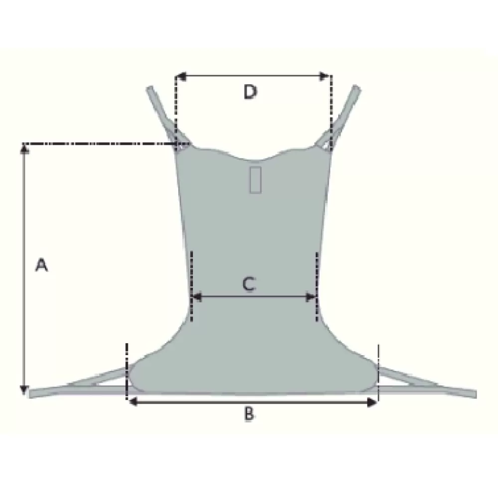 Kėlimo Diržas Comfort Standard, Solid audinys