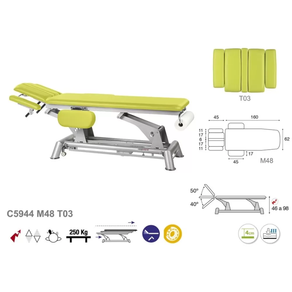 Elektrinis 2-jų dalių masažo (terapinis) stalas C5944