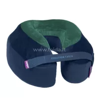 Kelioninė pagalvėlė kaklui Evolution žalia-mėlyna