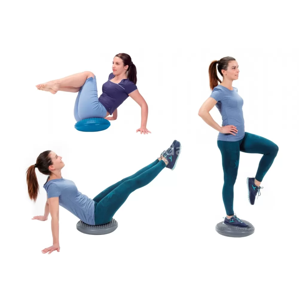 Apvali balansavimo pagalvėlė Disc'o'Sit, pilka