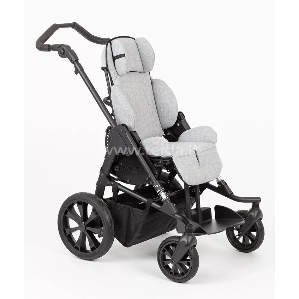 Palydovo valdomas vežimėlis HOGGI Bingo Evolution juodas/pilki